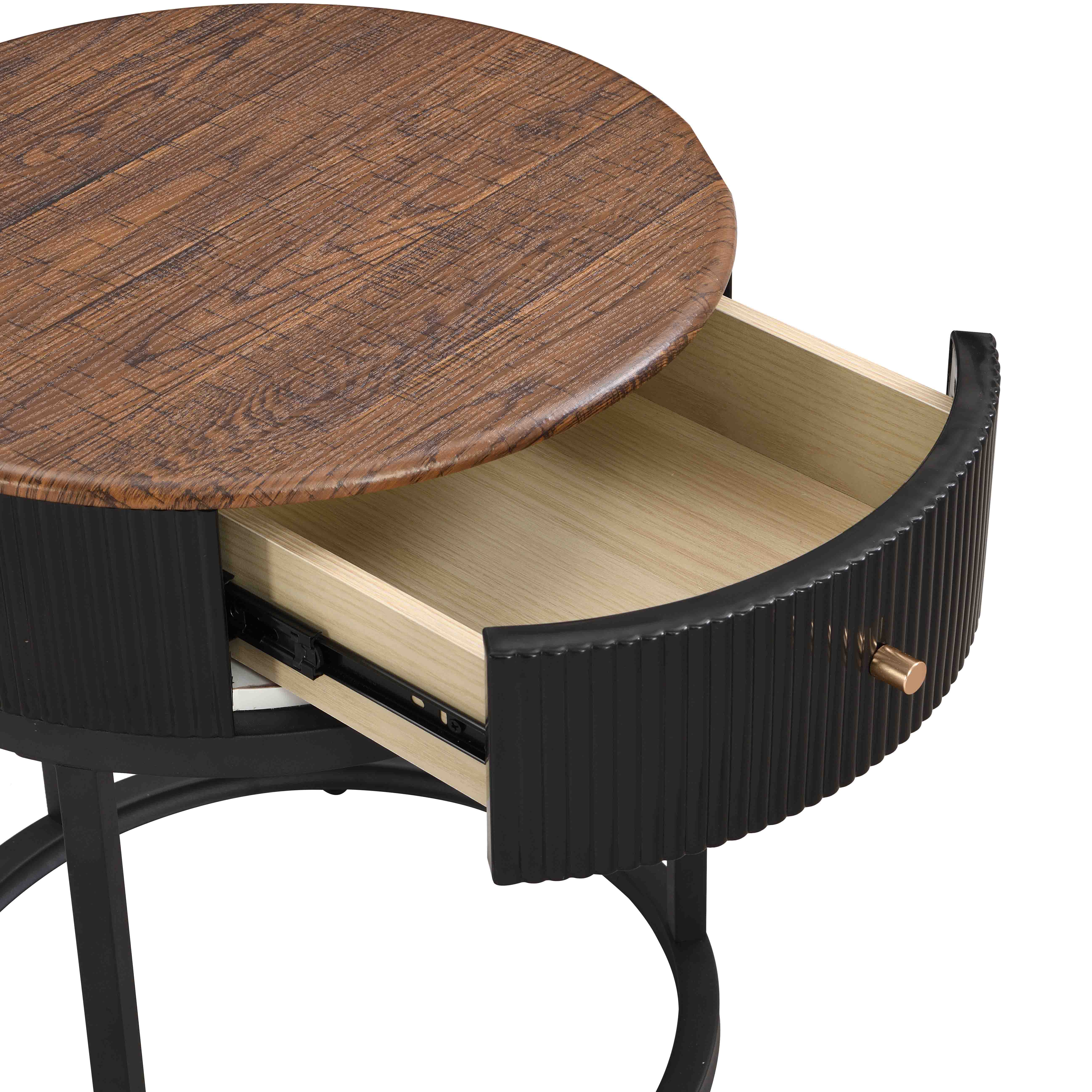Modern Luxury Black Iron End & Side Tables