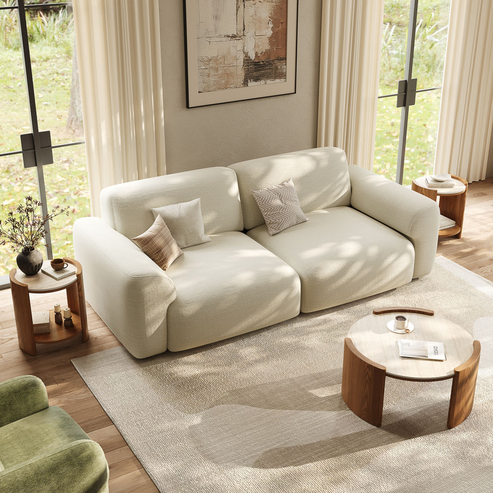 Walnut Color End & Side Tables