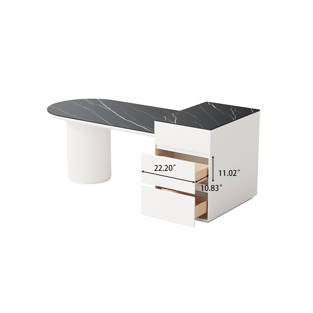 Black Sintered Stone Kitchen Island