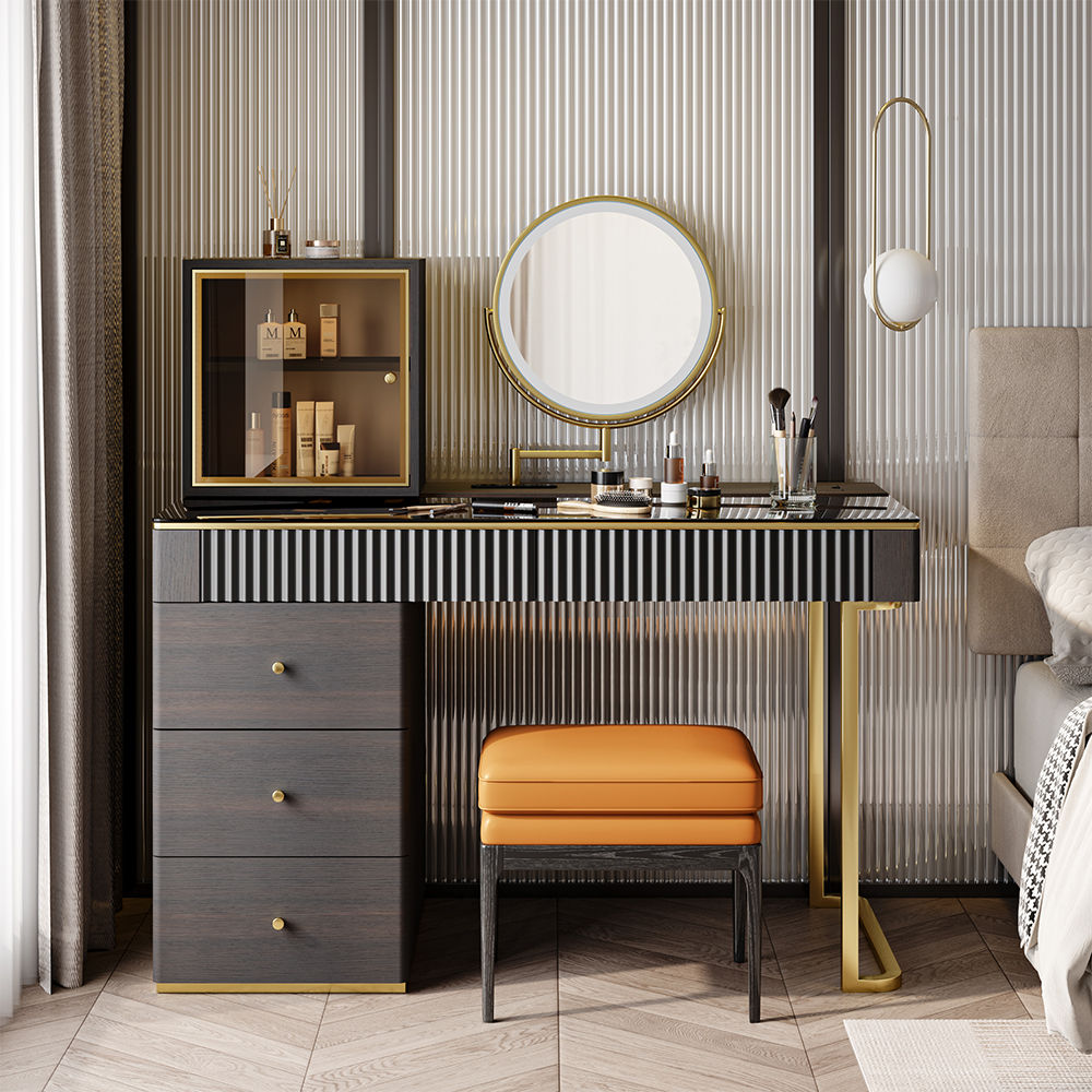 Smoky MDF Makeup Vanities