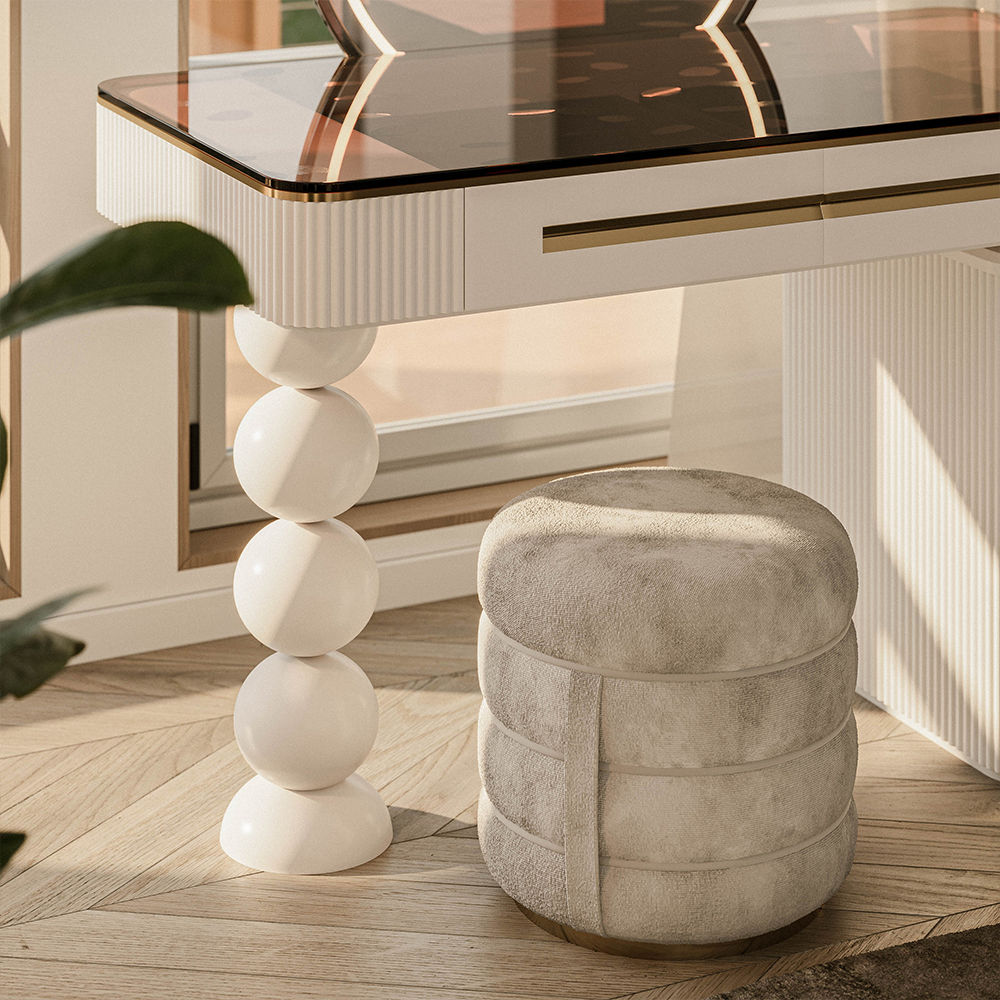 Wood White MDF Makeup Vanities