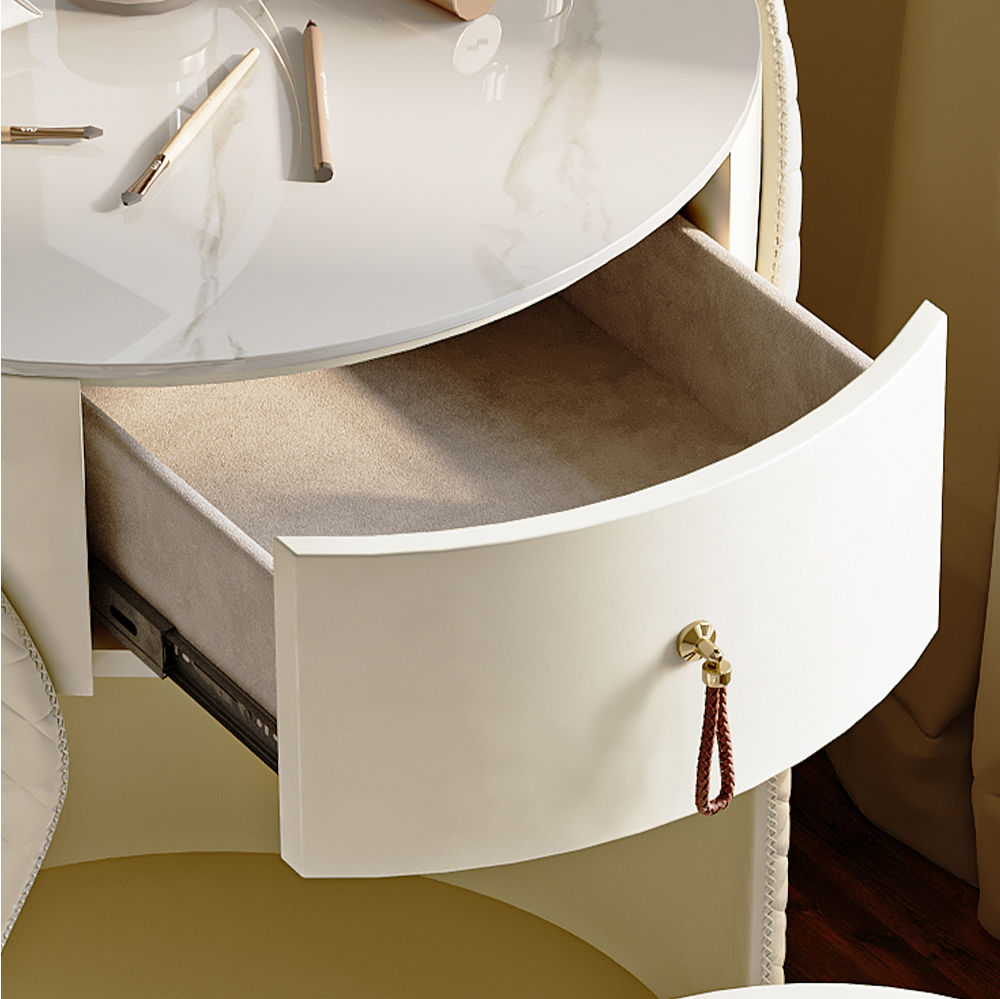 Beige MDF Makeup Vanities