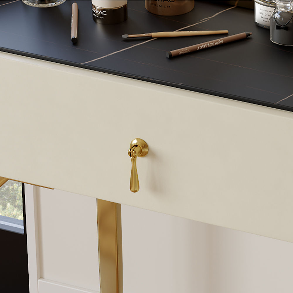 Modern Beige MDF Makeup Vanities