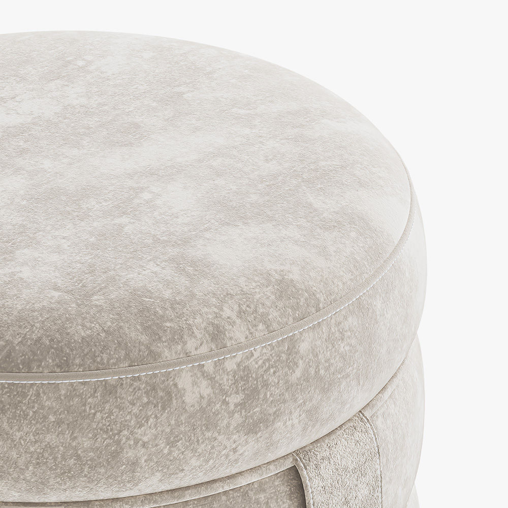 Metal Base Light Gray Velvet Makeup Vanities