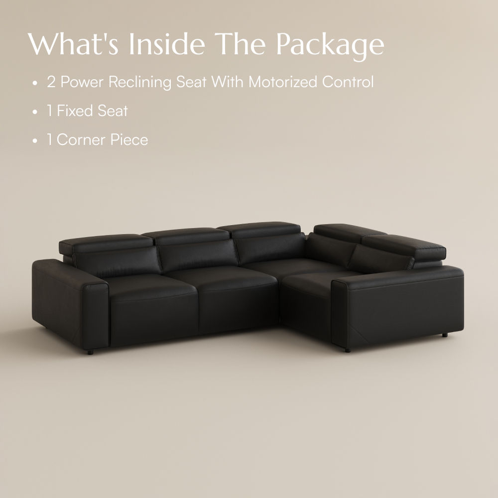 Benjamin Black Eco-friendly Microfiber Leather Modular Sofas