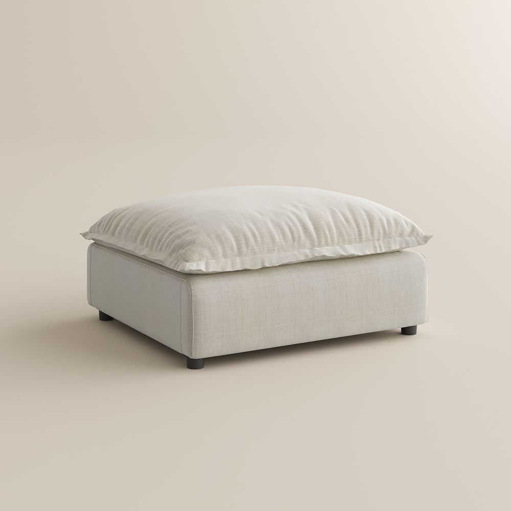 Beige Cotton and Linen Modular Sofas