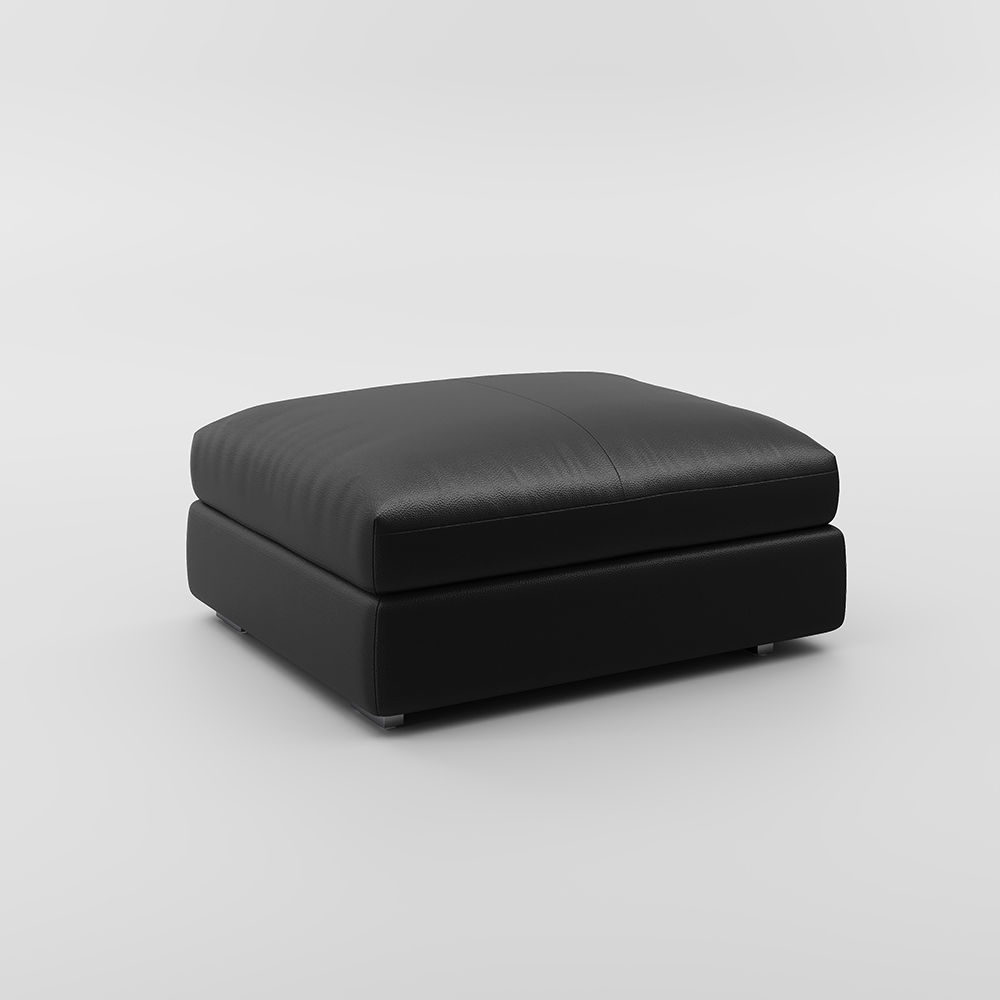 Black Leather Modular Sofas