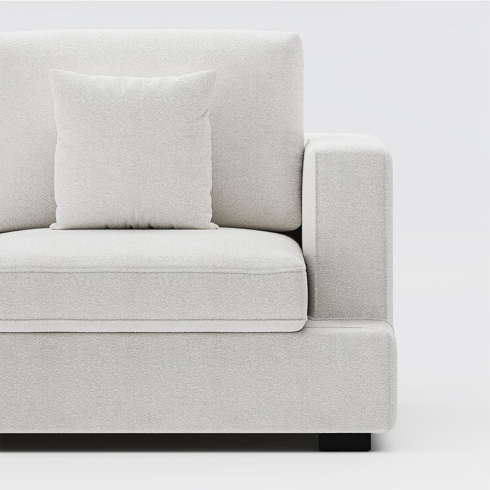 Modern White Fabric Modular Sofas