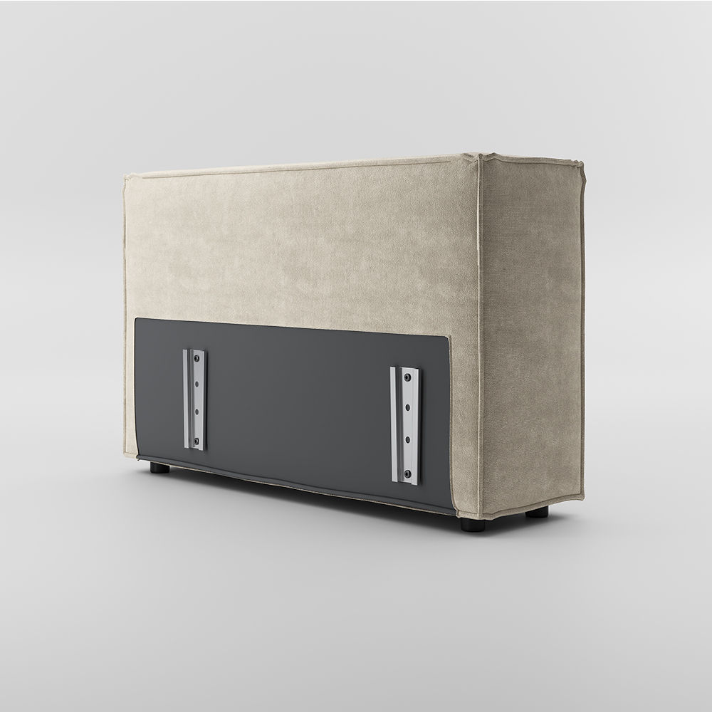 Color Matching Beige Fabric Modular Sofas