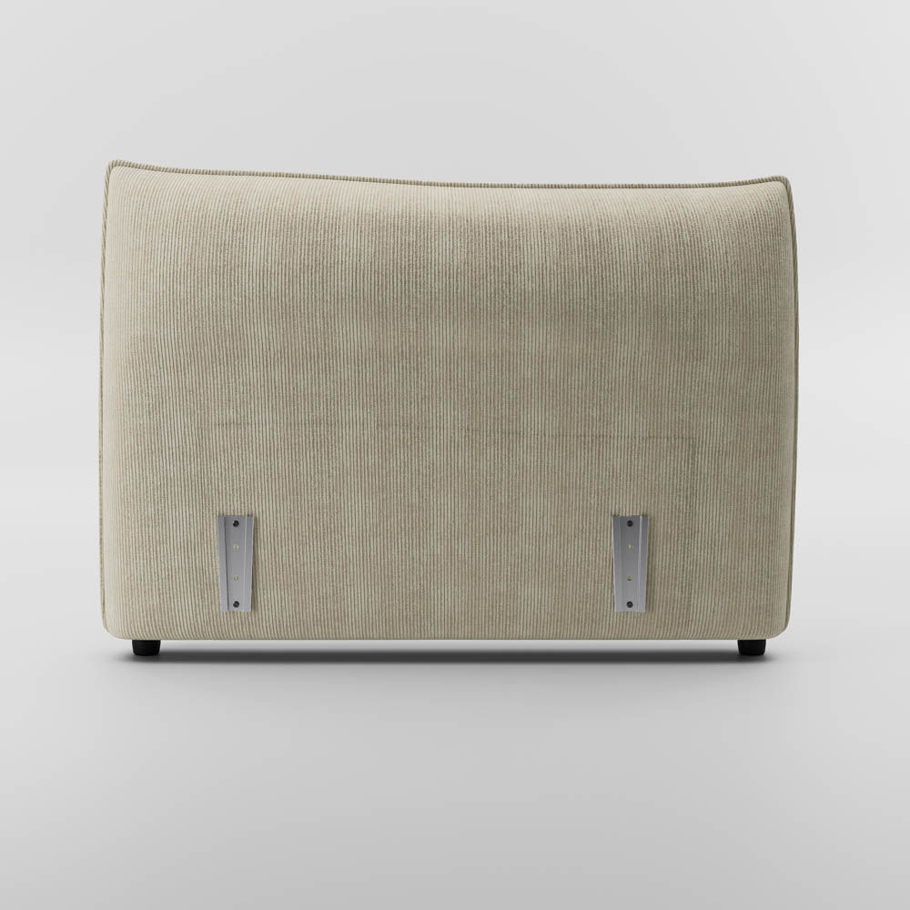 Modern Beige Corduroy Modular Sofas