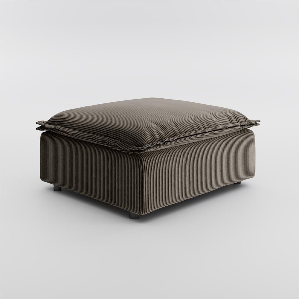 Latex Brown Corduroy Modular Sofas
