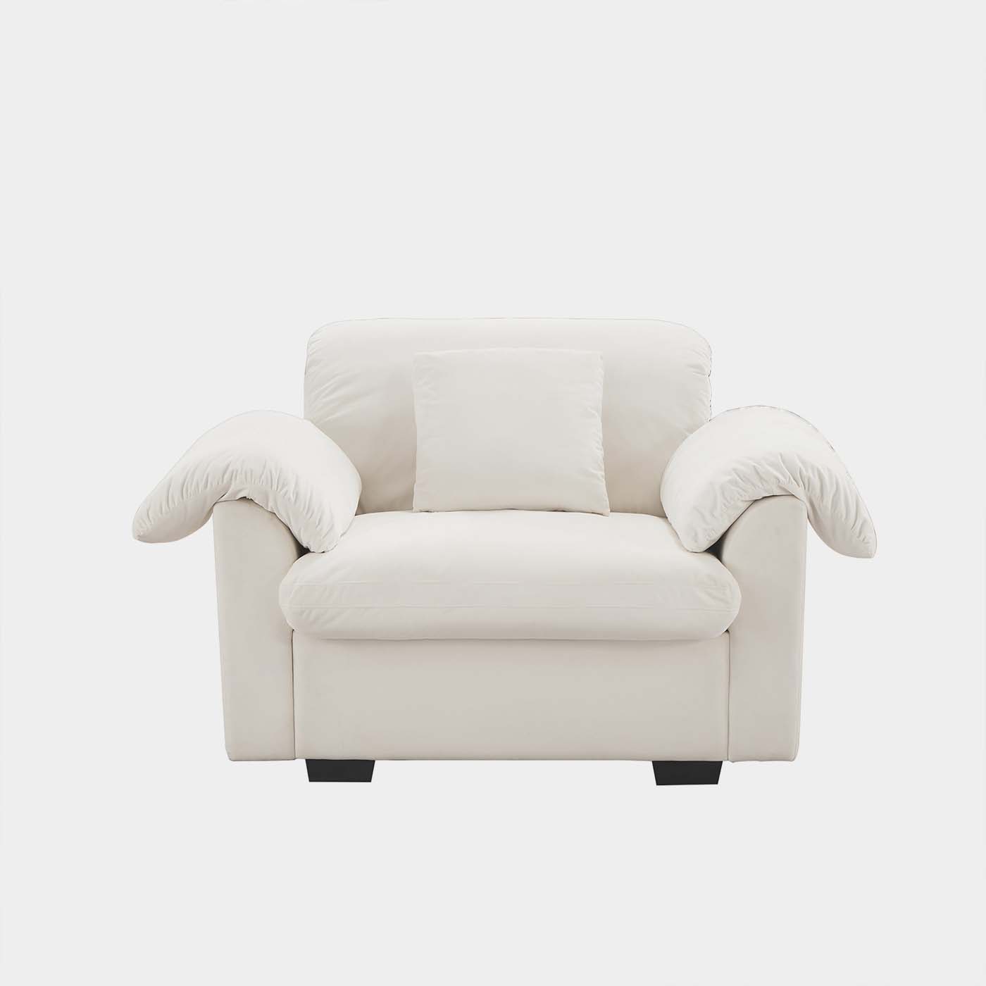 Sofas & Loveseats Rice white Velvet Modular Sofas