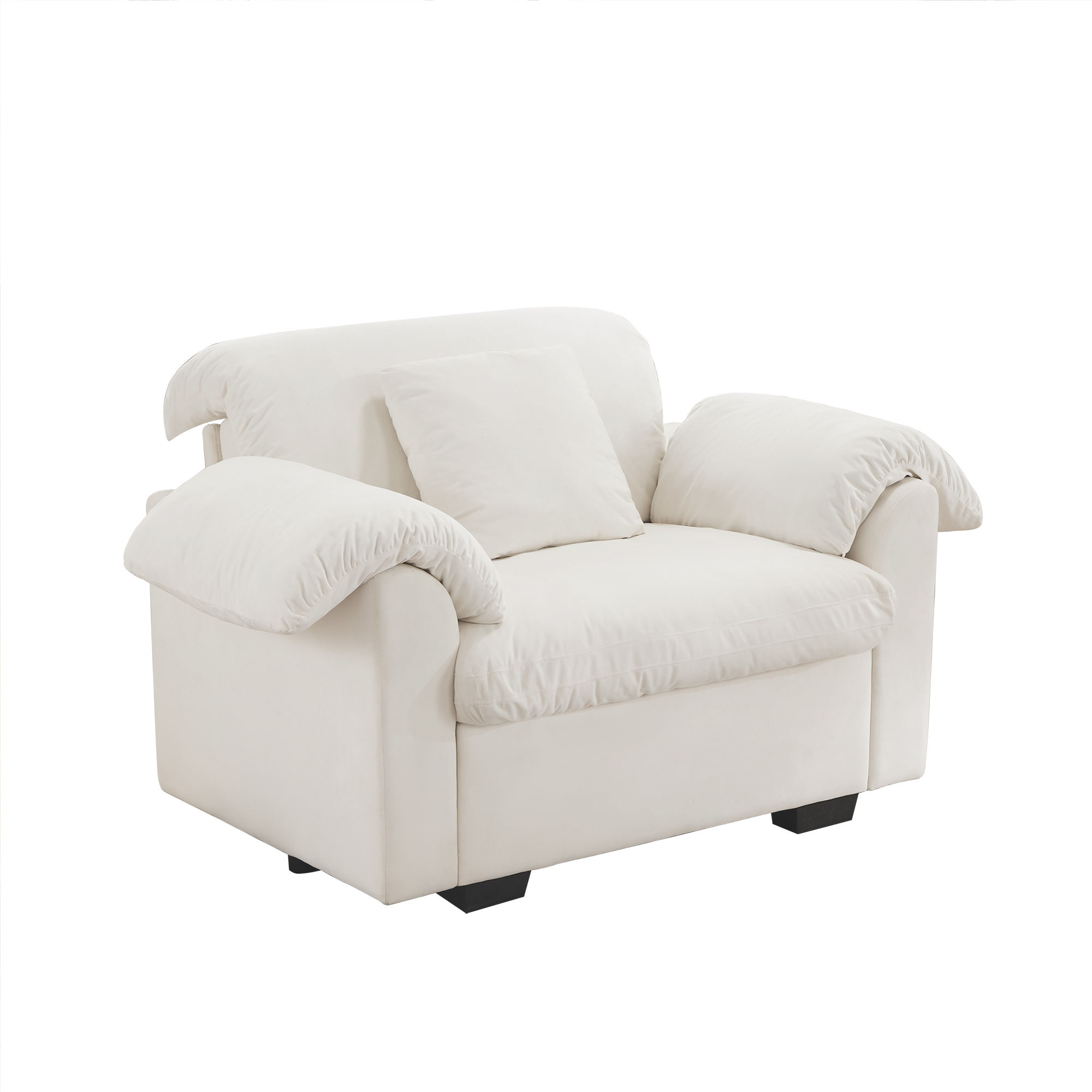 Modular Sofas Rice white Velvet Modular Sofas