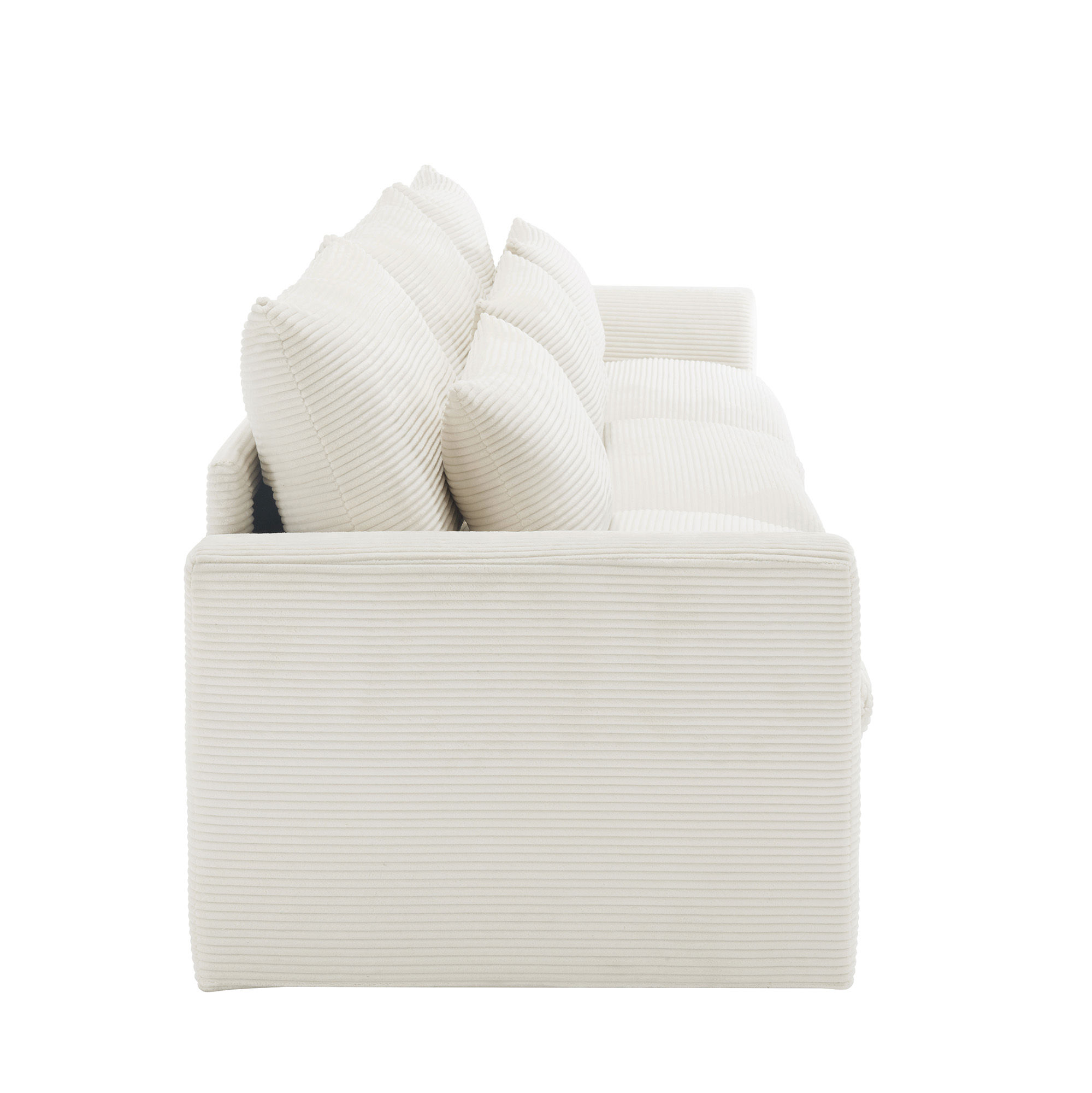 Sofas & Loveseats Rice white Corduroy Modular Sofas
