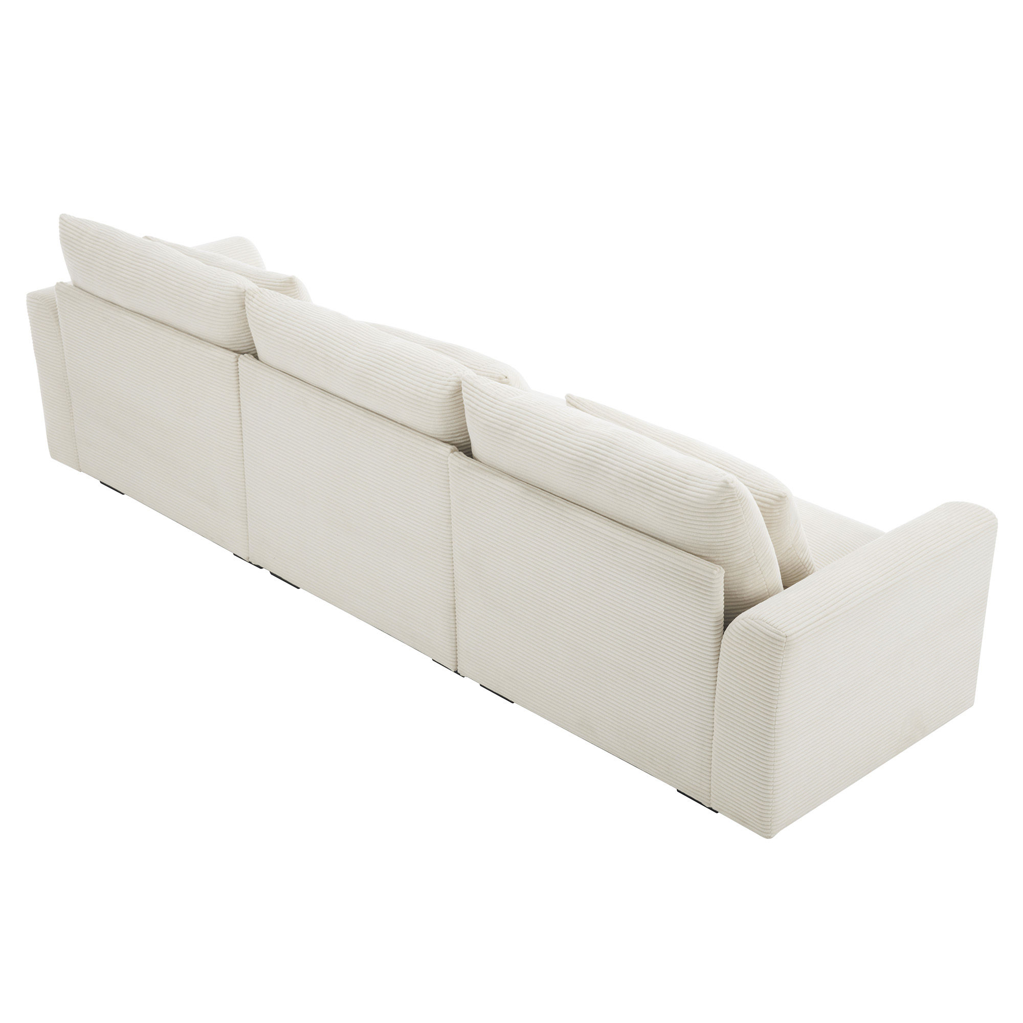 Modular Sofas Rice white Corduroy Modular Sofas