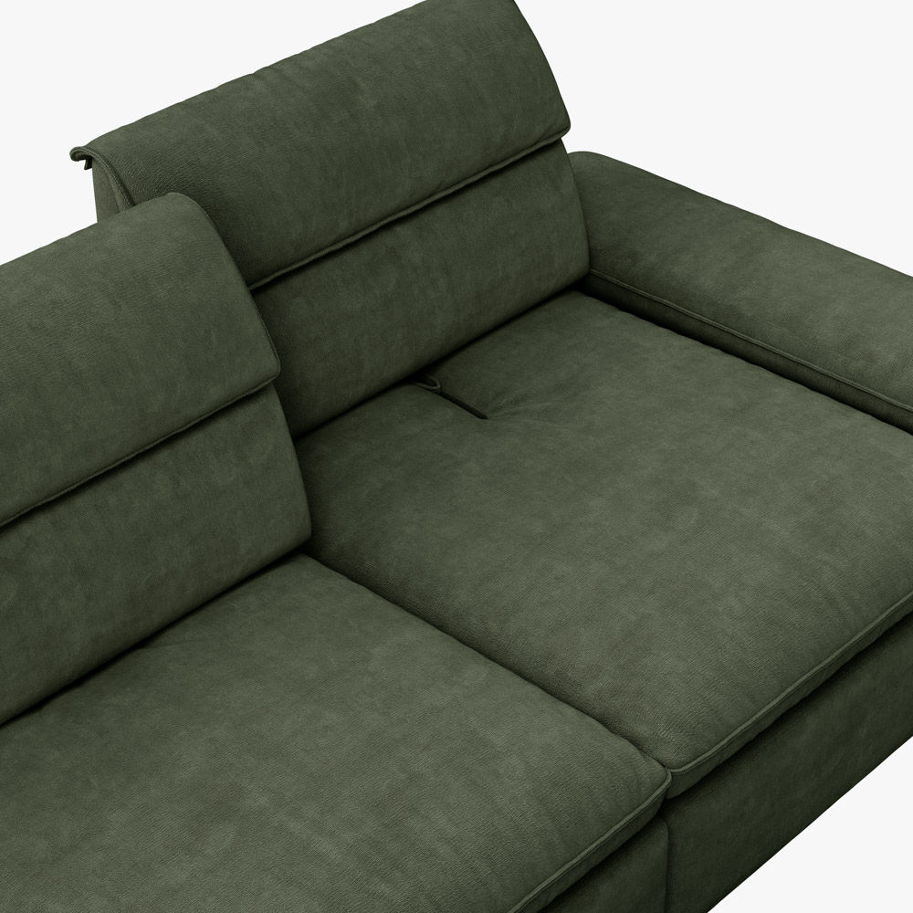 Green Fabric Modular Sofas