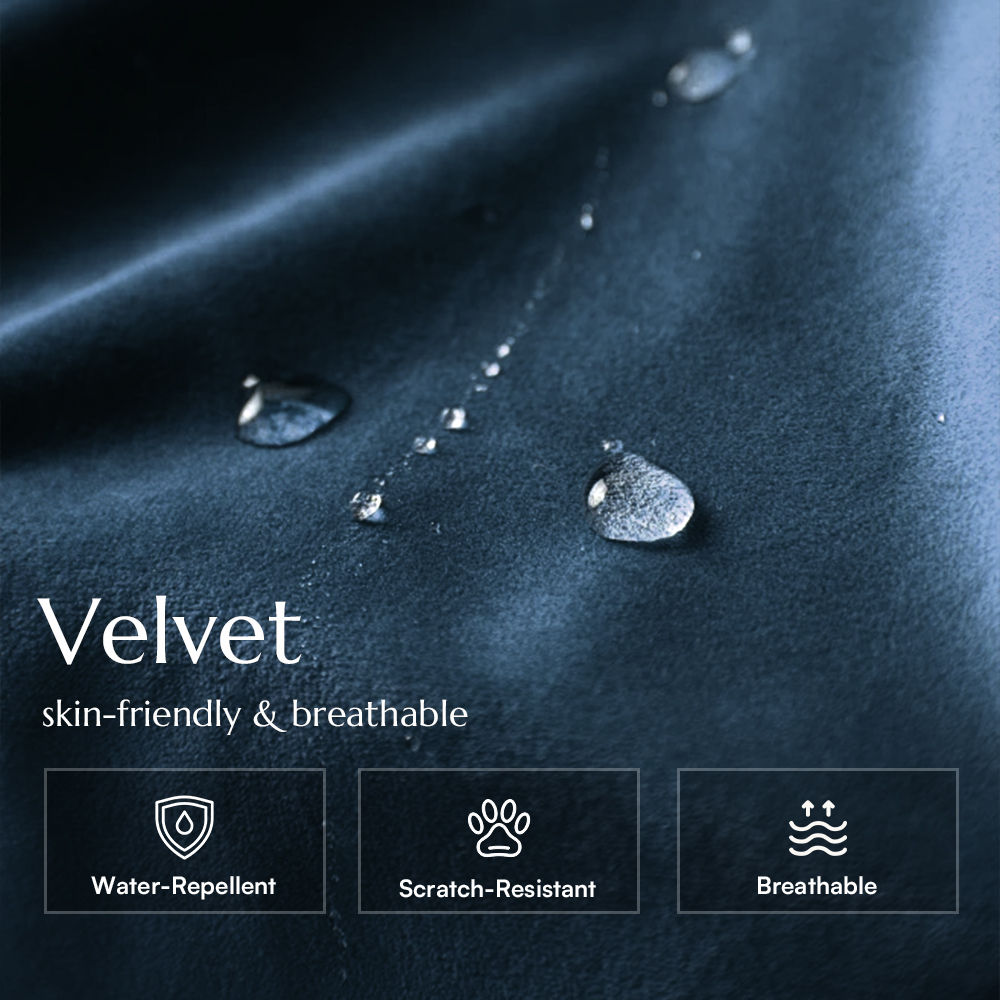 Partial Assembly Required Blue Velvet Modular Sofas