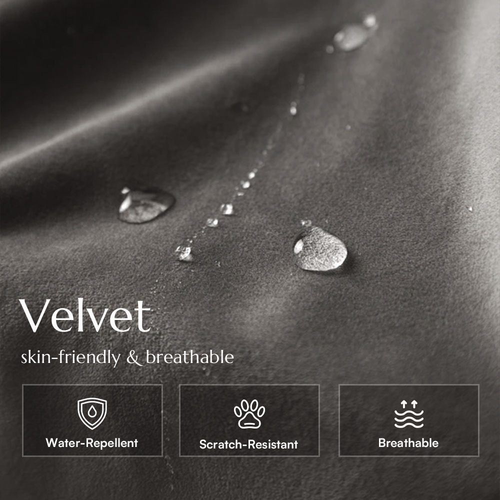 Blue Grey Velvet Modular Sofas
