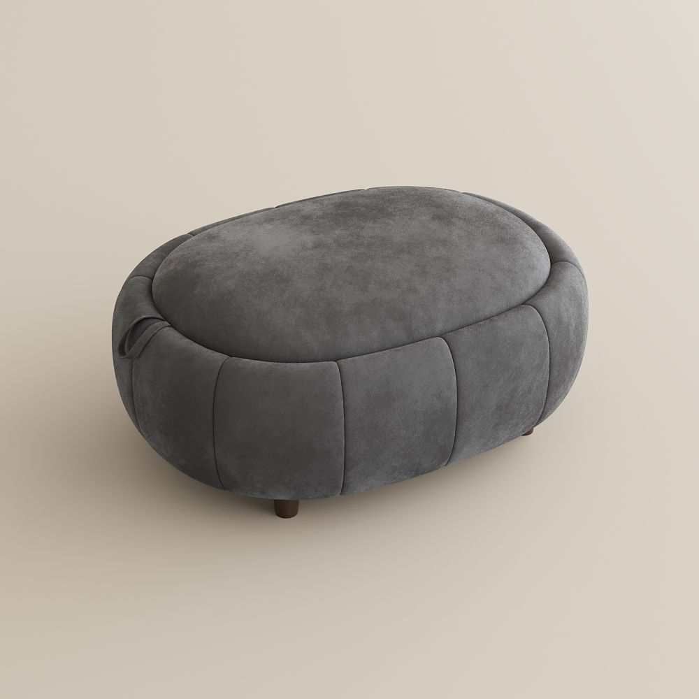 Living Room Grey Velvet Modular Sofas