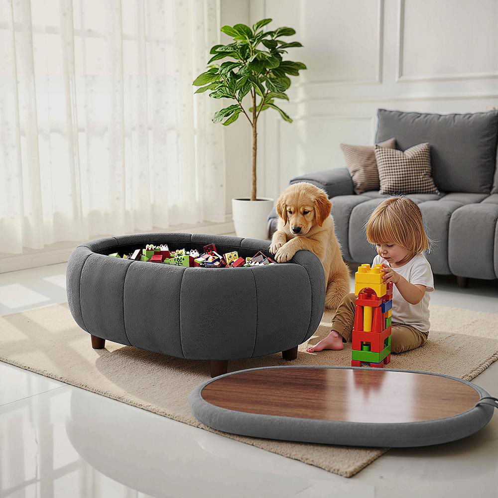 Deep Seat Grey Velvet Modular Sofas