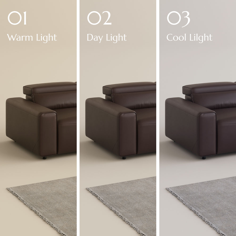 Adjustable Dark Coffee Eco-friendly Microfiber Leather Modular Sofas
