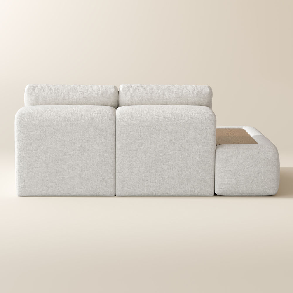 Scratch-Resistant Beige Modular Sofas