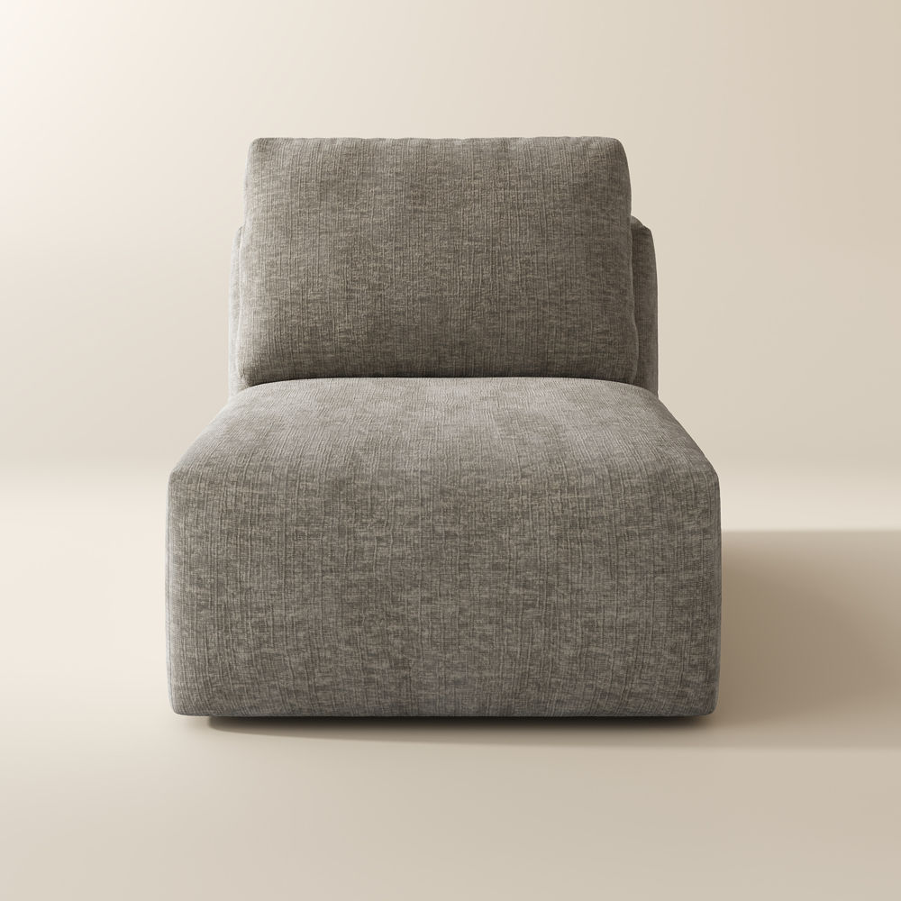 Easy Assembly Khaki Chenille Modular Sofas