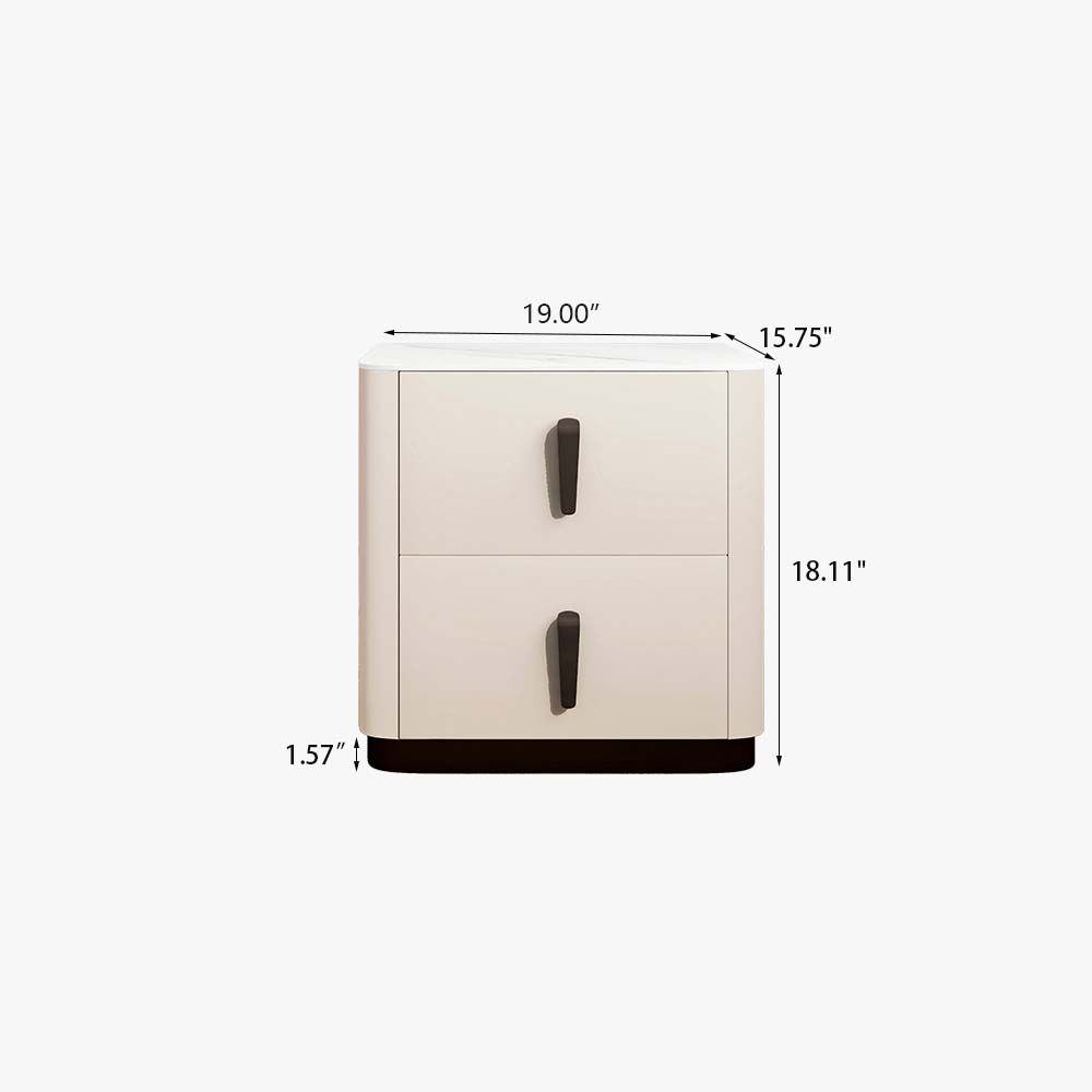 Modern Khaki MDF Nightstands
