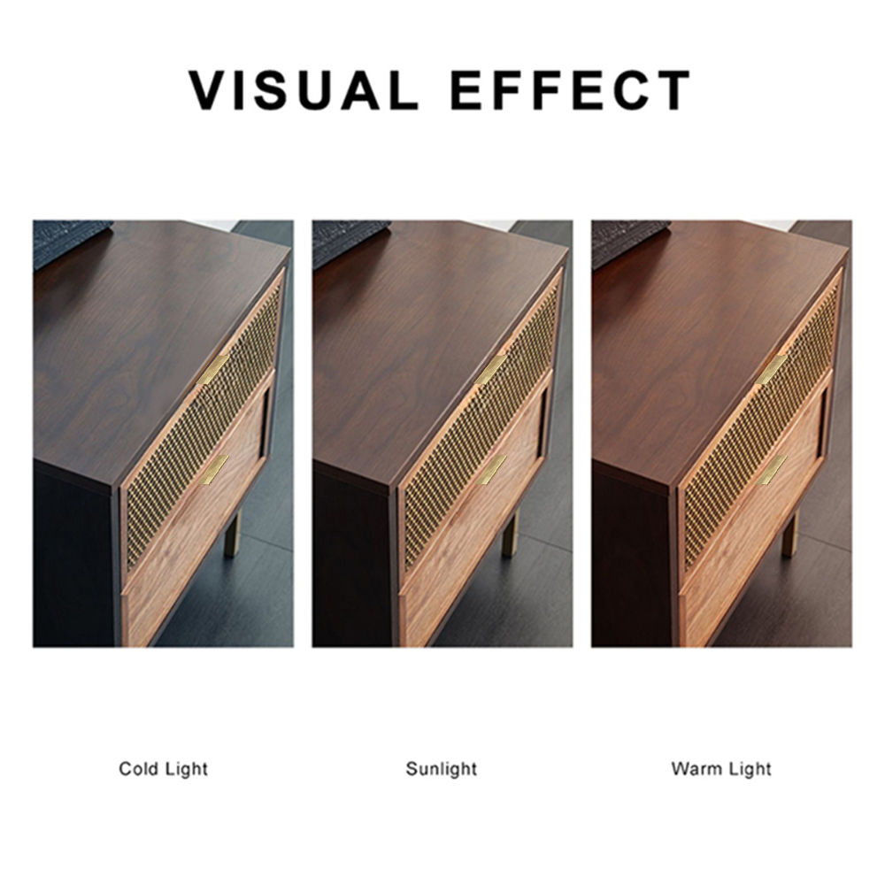 Wood Walnut MDF Nightstands