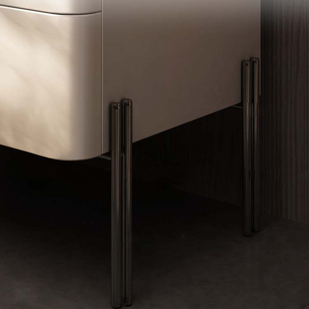Modern Khaki MDF Nightstands