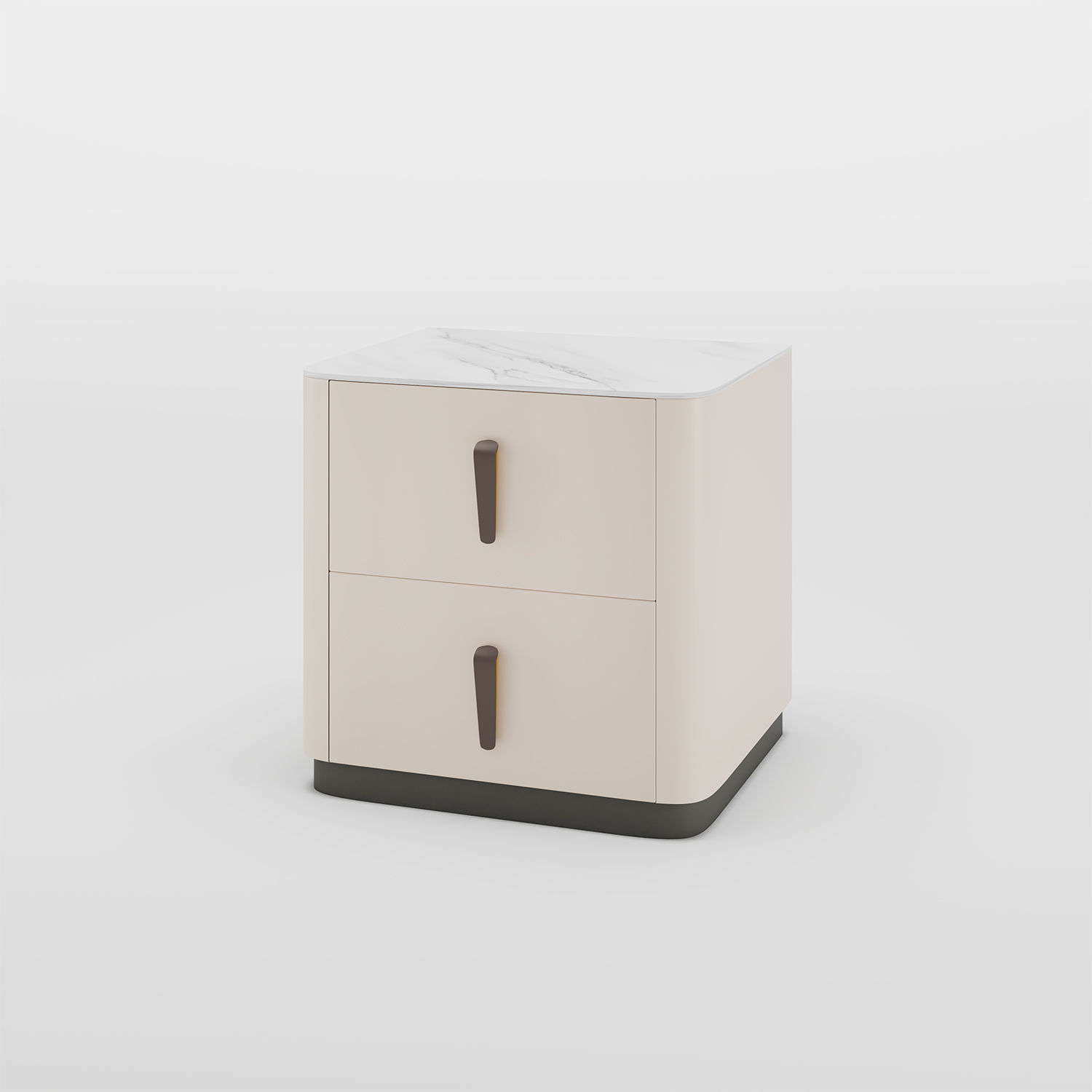 Modern Khaki MDF Nightstands