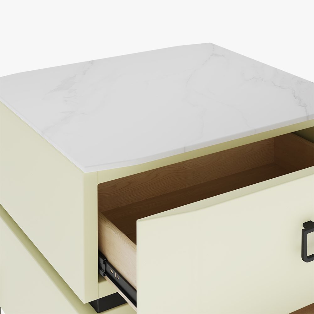 Modern Beige MDF Nightstands