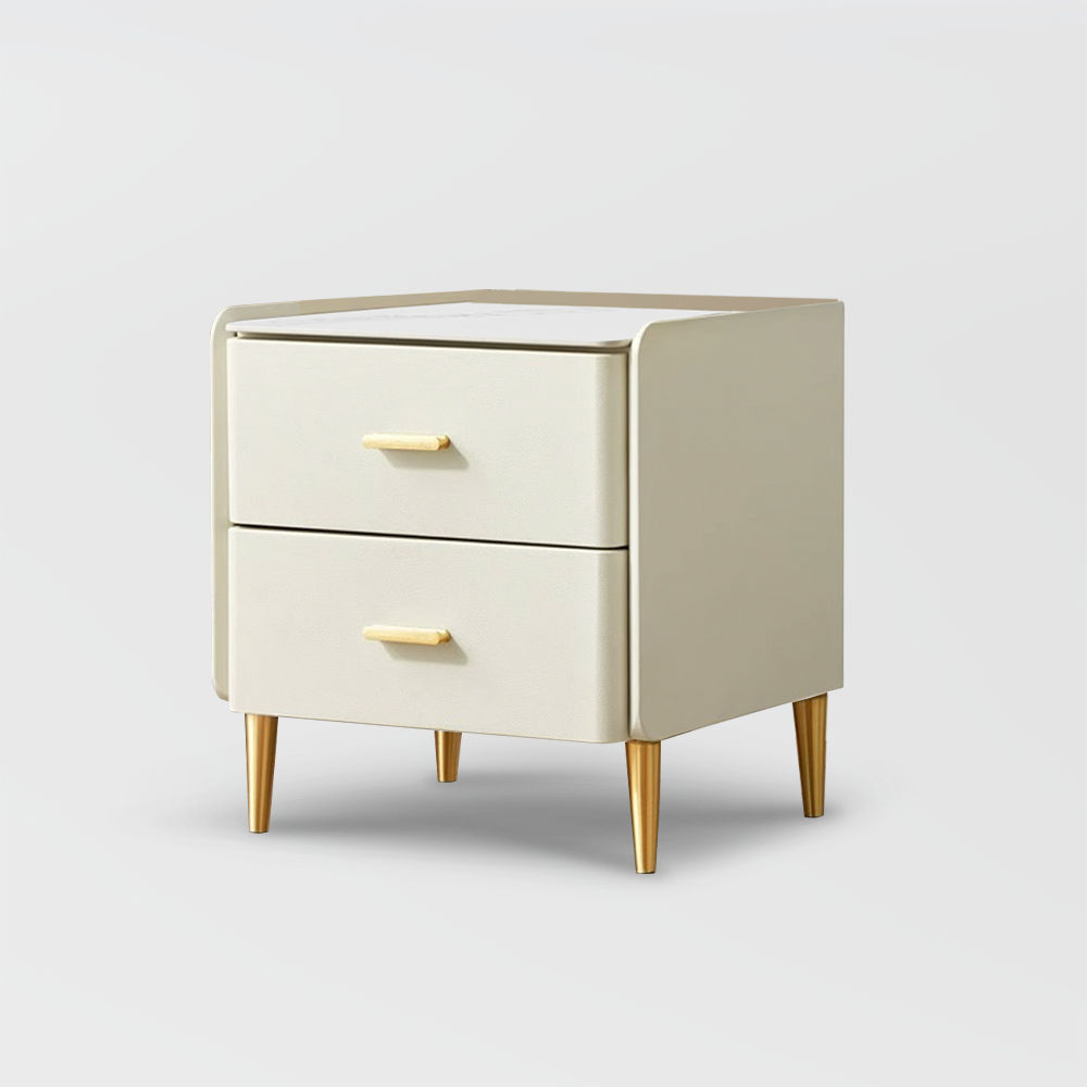 with Dressers Beige MDF Nightstands