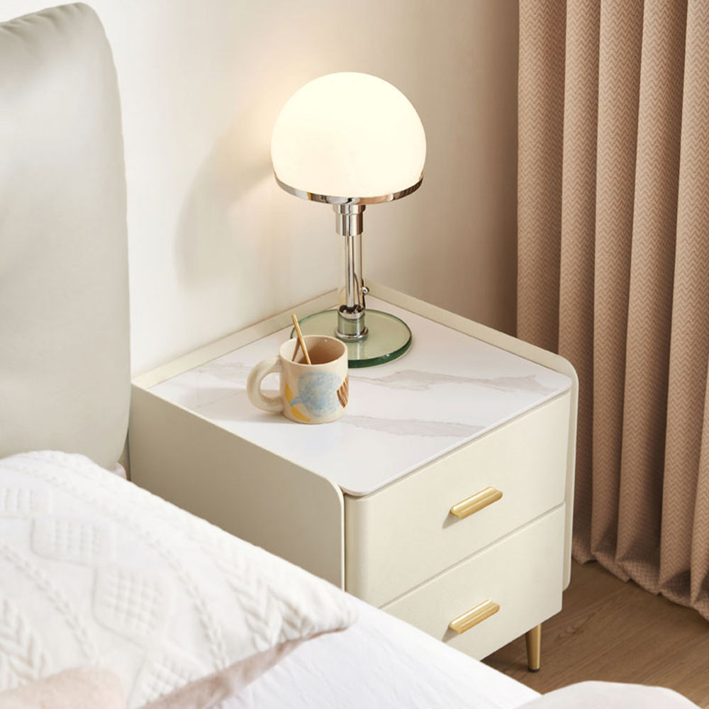 with Dressers Beige MDF Nightstands