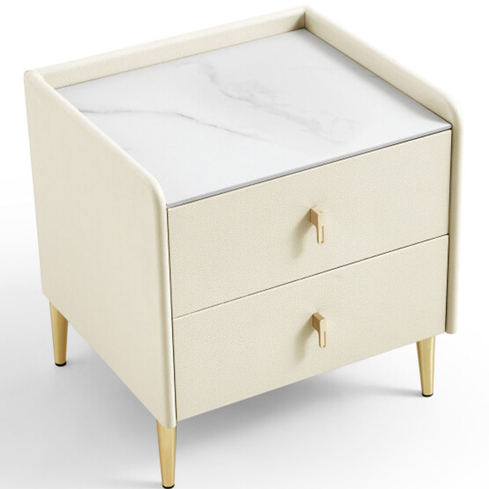 Modern Beige MDF Nightstands