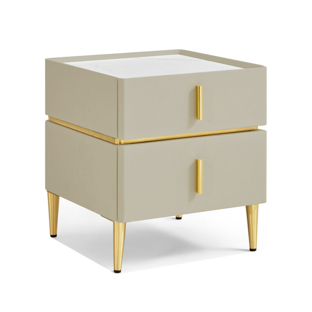 Modern Gray MDF Nightstands