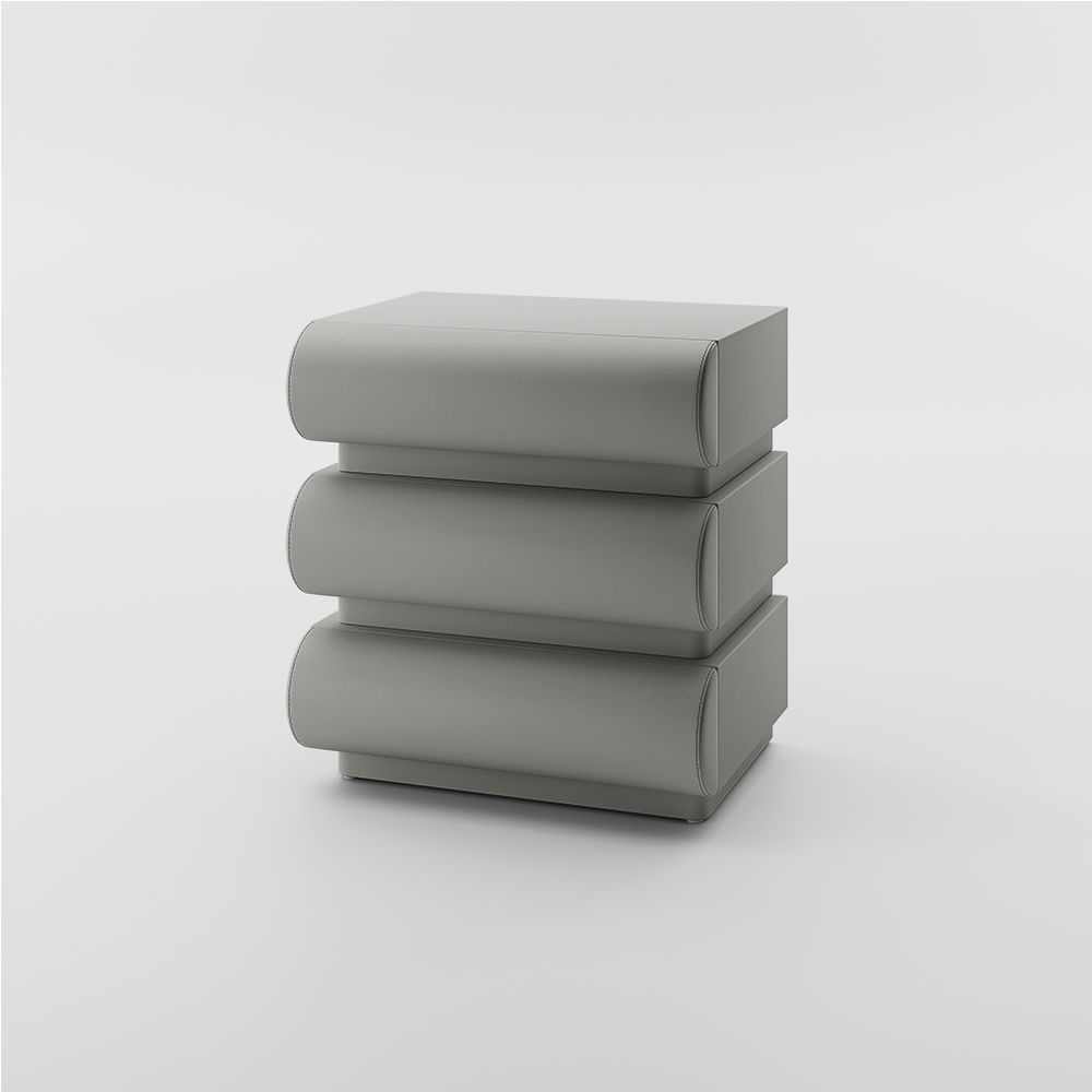 Fully Assemble Light Gray MDF Nightstands