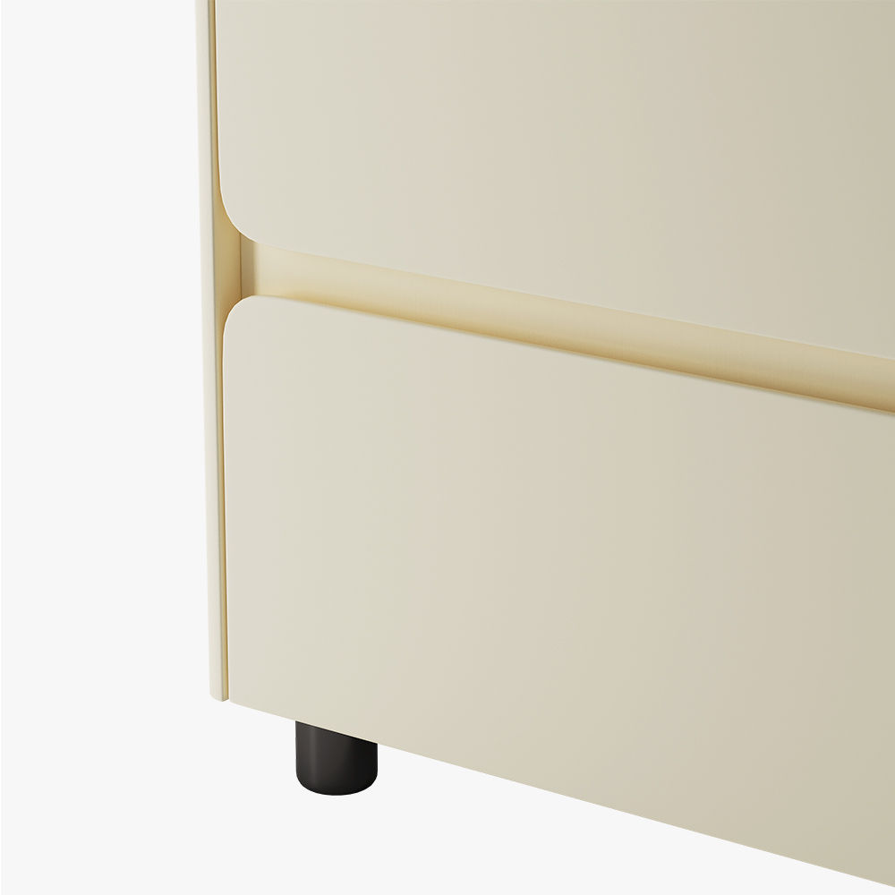 Modern Beige MDF Nightstands