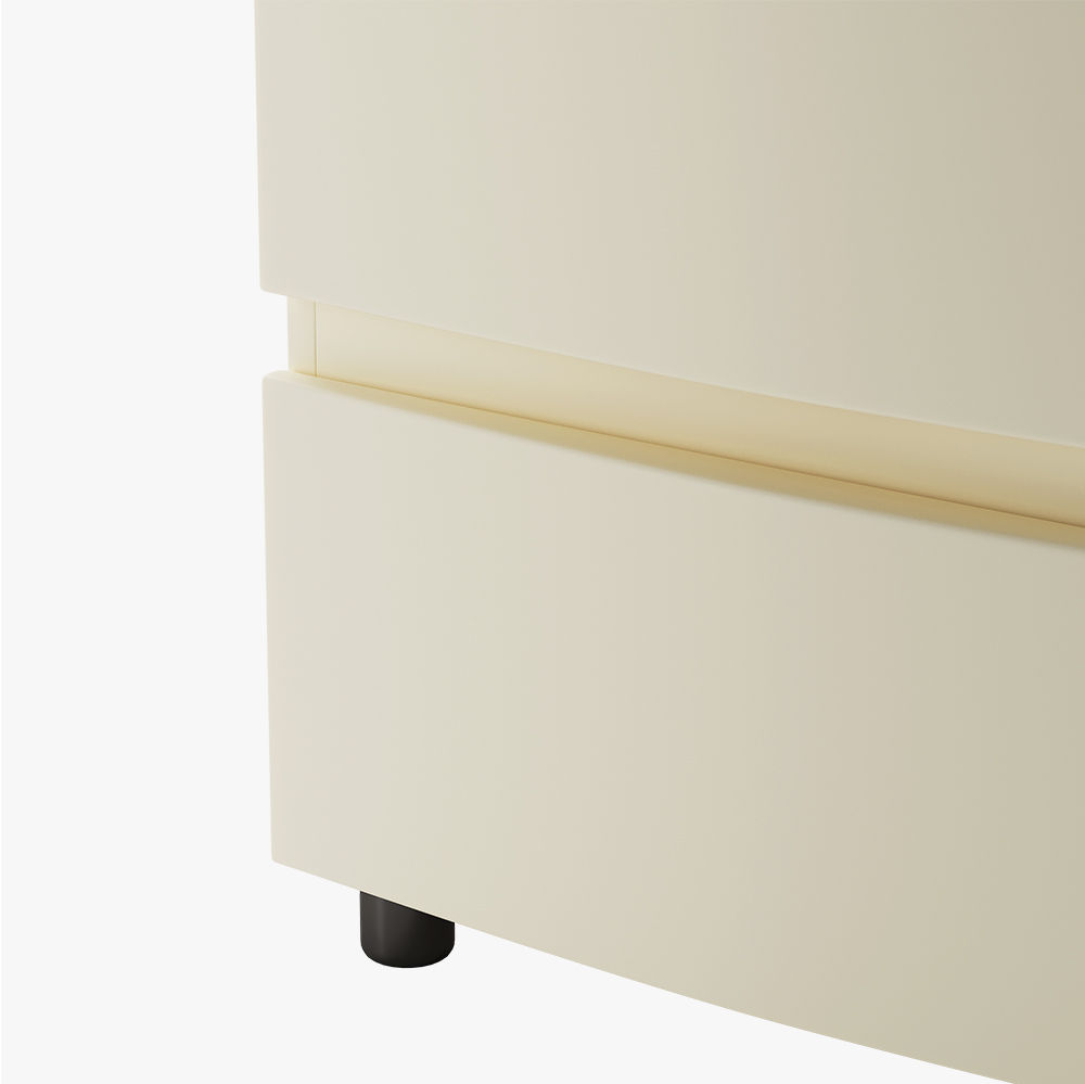 Fully Assemble Beige MDF Nightstands