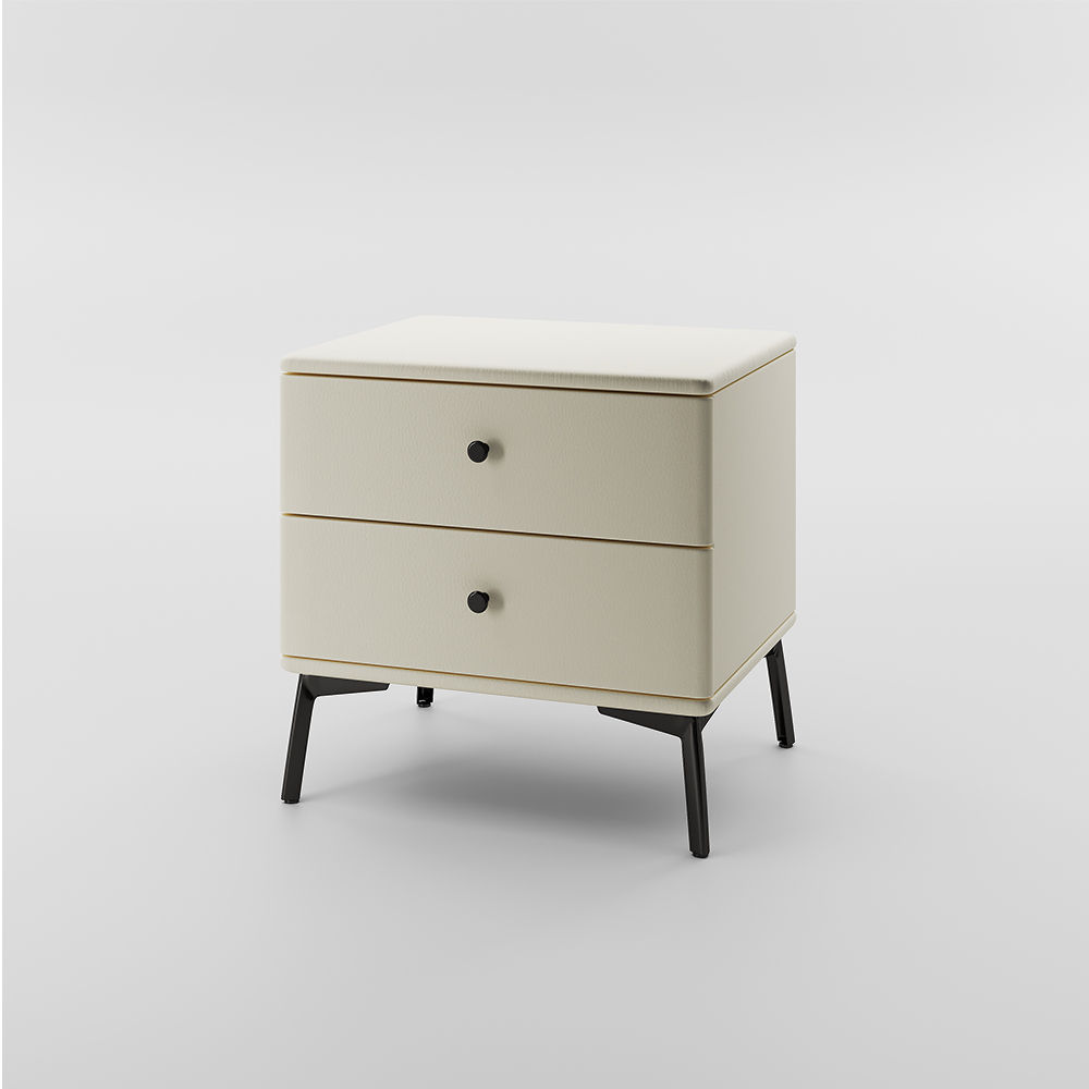 Modern Beige MDF Nightstands