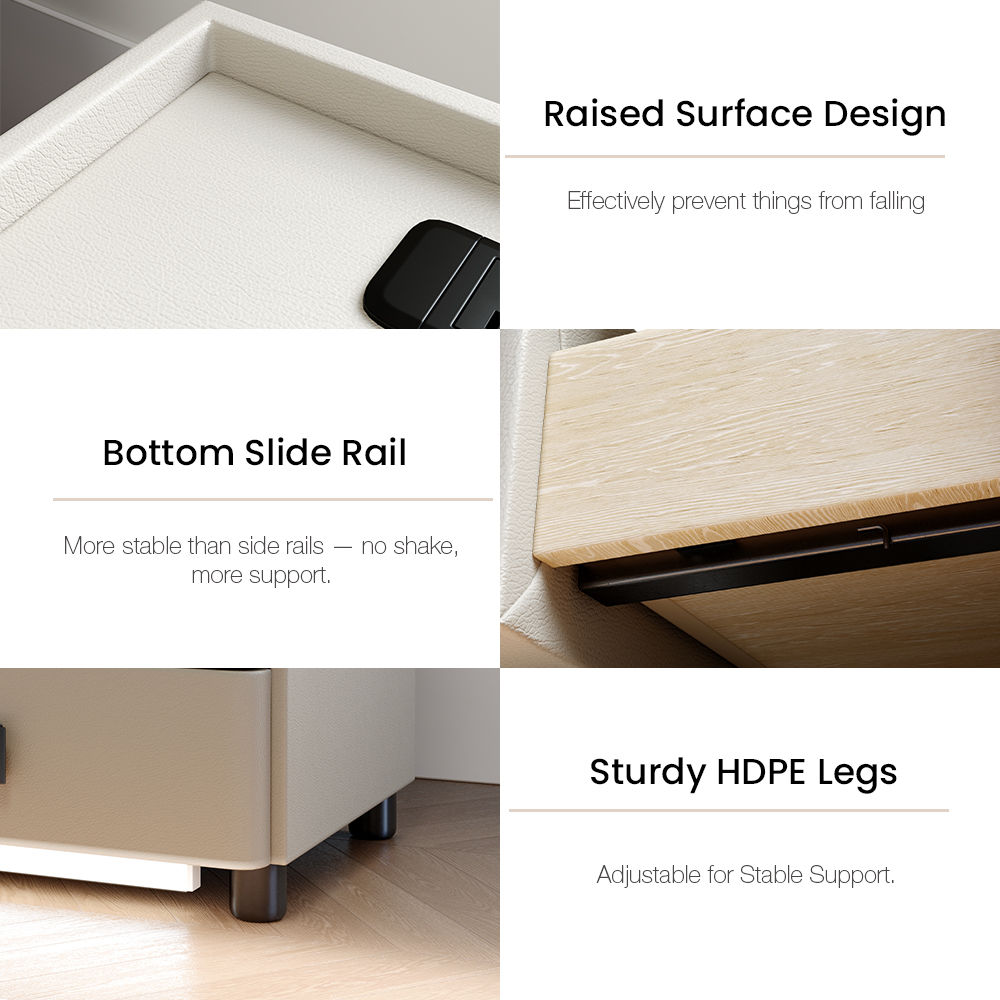 Beige MDF Nightstands