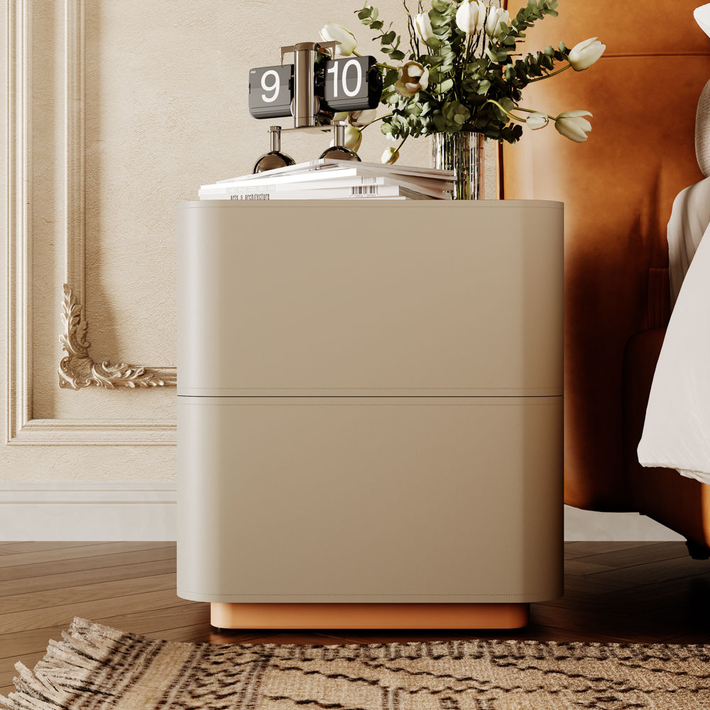 PU Leather Nightstands