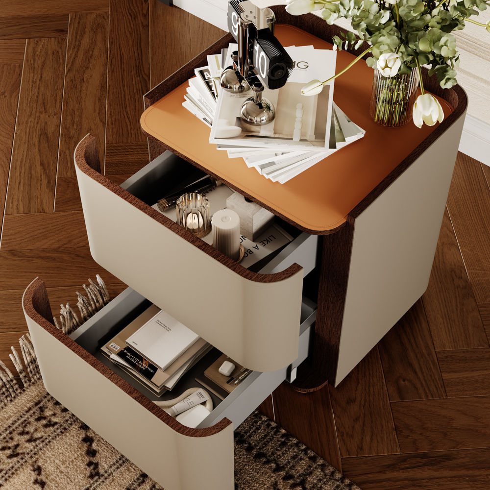 PU Leather Nightstands