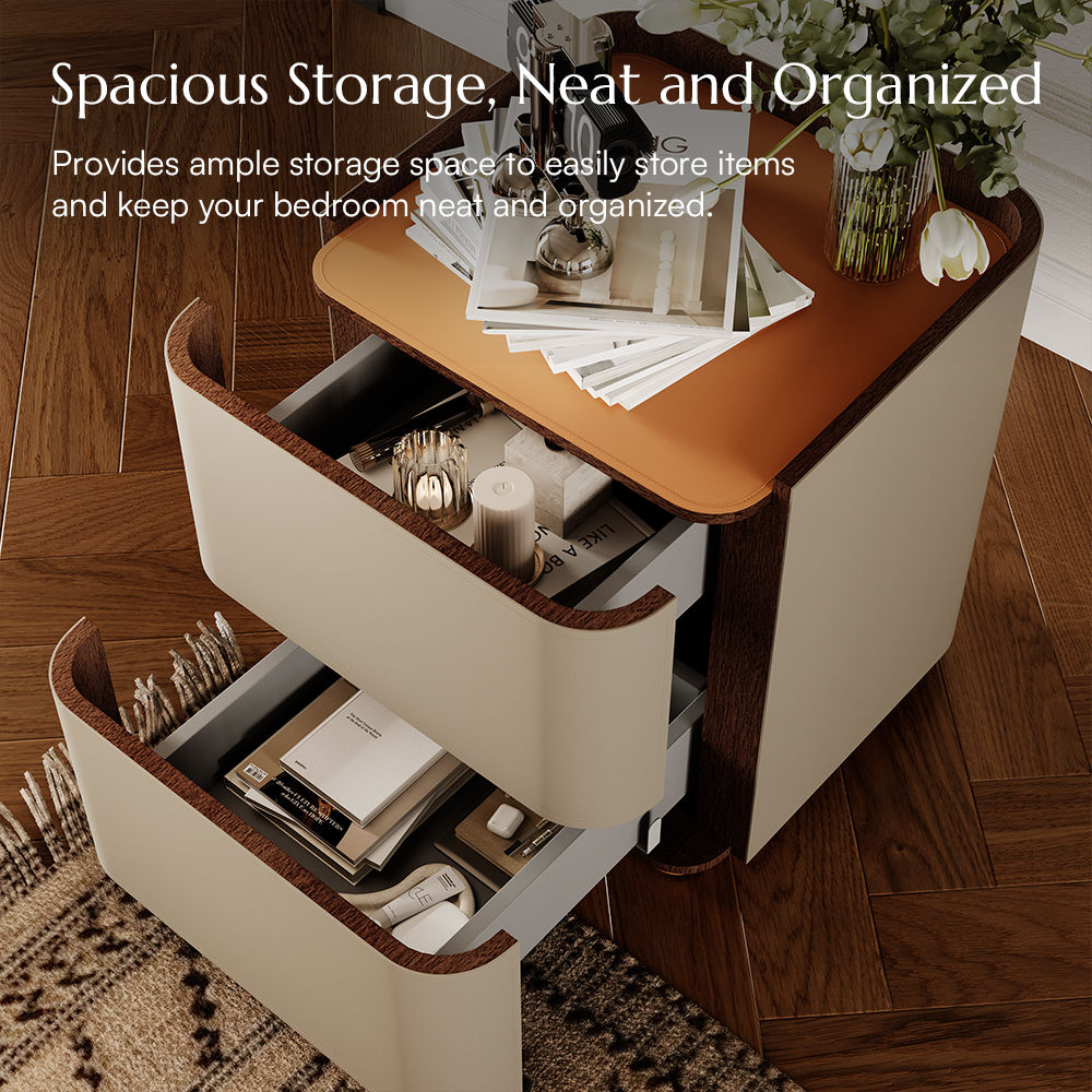 PU Leather Nightstands