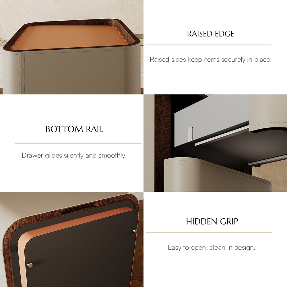 PU Leather Nightstands