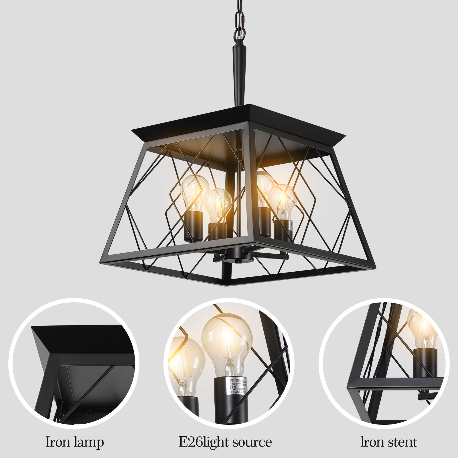 Black Iron Pendant Lighting
