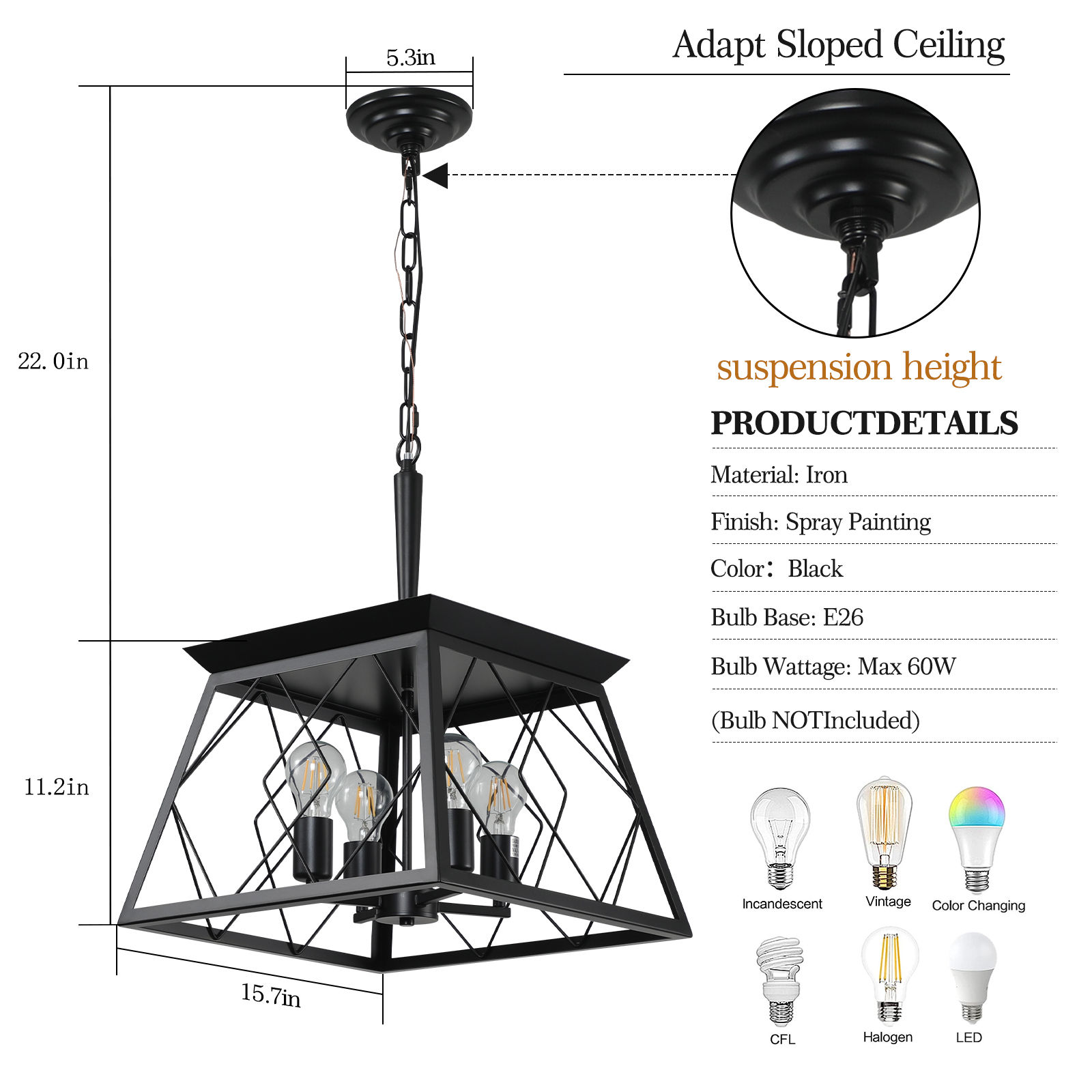 Black Iron Pendant Lighting