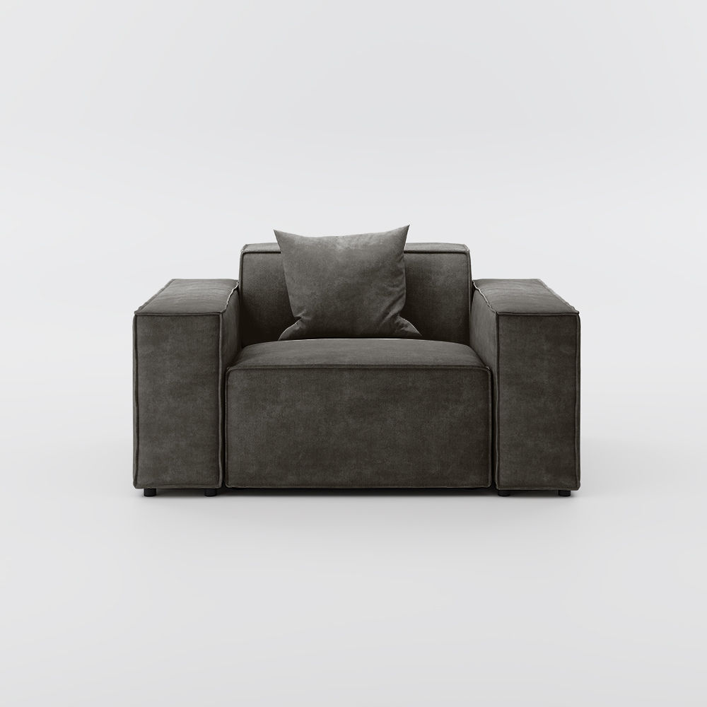 Dark Gray Fabric Power Reclining Sofas