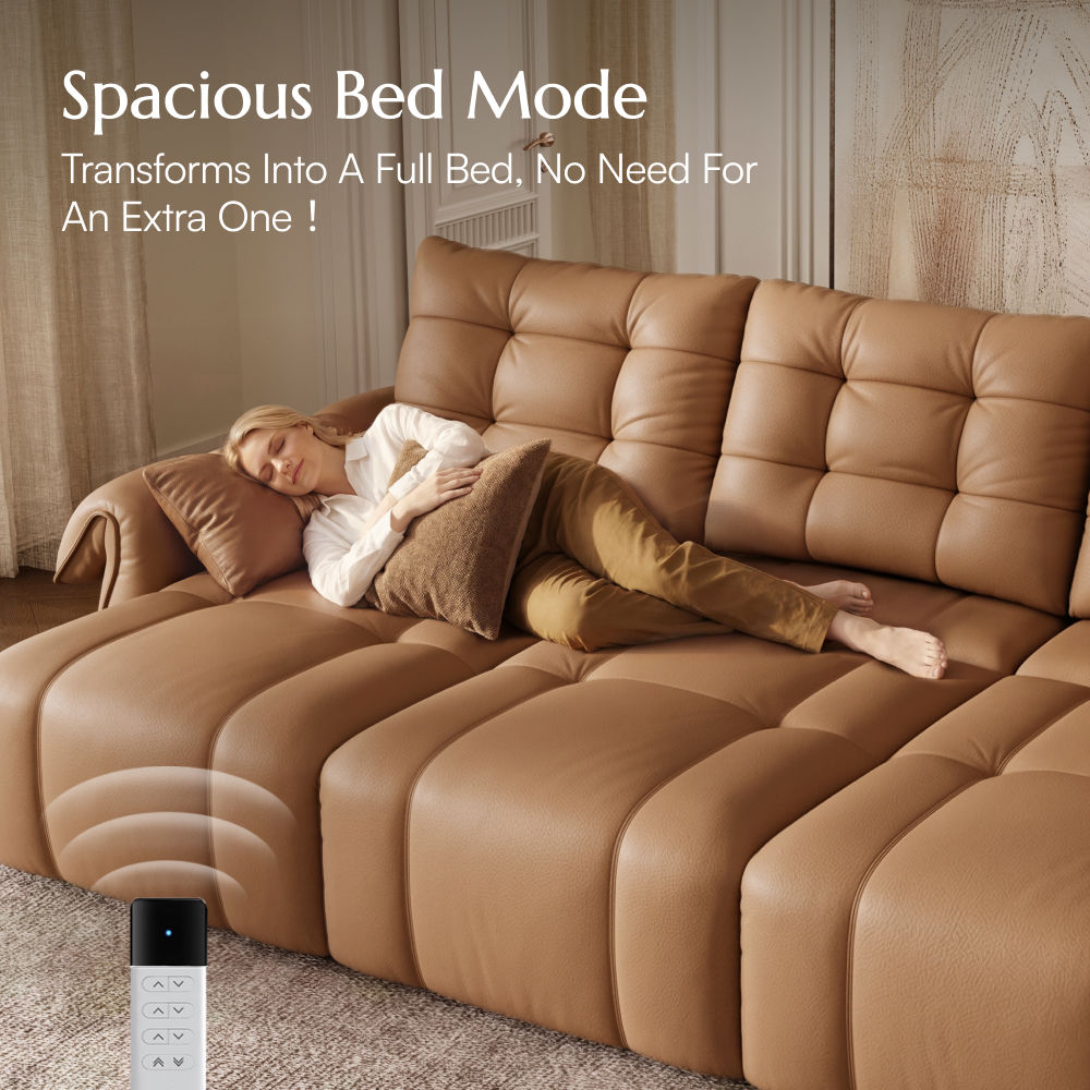 Black Top Grain Leather Power Reclining Sofas