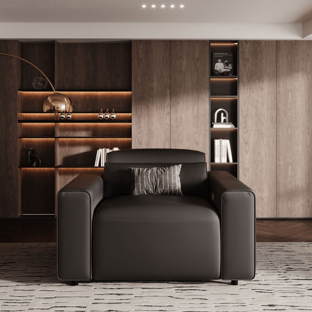 Benjamin Black Eco-friendly Microfiber Leather Modular Sofas